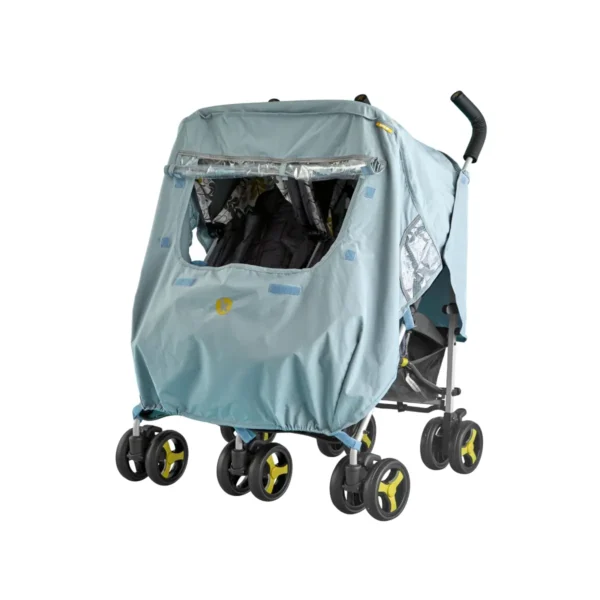 koo di splish splosh universal double stroller raincover rain cloud