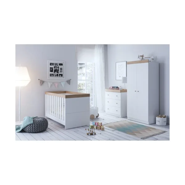 little acorn burlington 3 piece roomset whiteoak