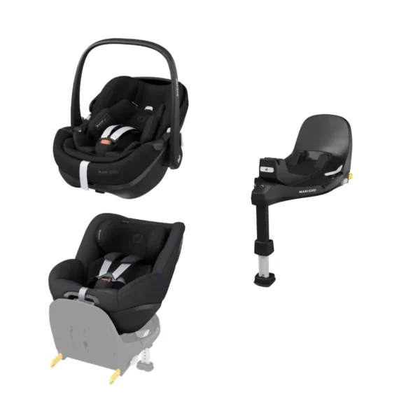 maxi cosi 360 family pro bundle essential black