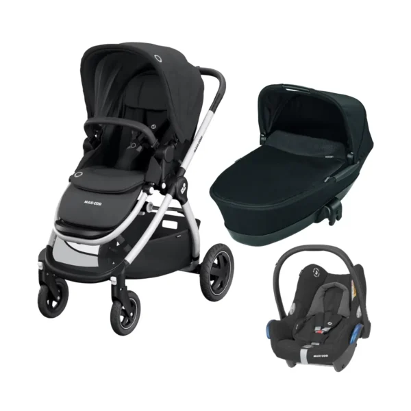 maxi cosi adorra 3in1 travel system essential black cl