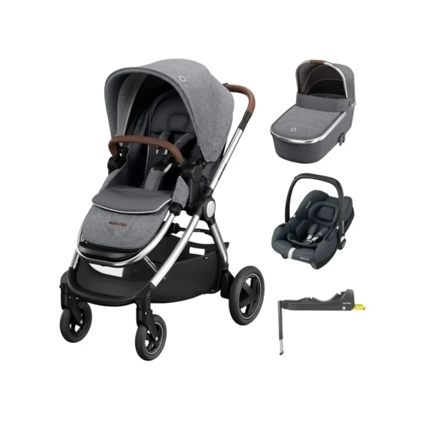 Maxi Cosi Adorra Luxe Cabriofix i-Size Travel System-Twillic Grey