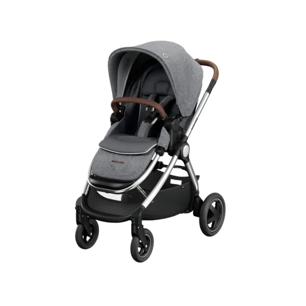 Maxi Cosi Adorra Luxe Stroller With Chrome Chassis-Twillic Grey
