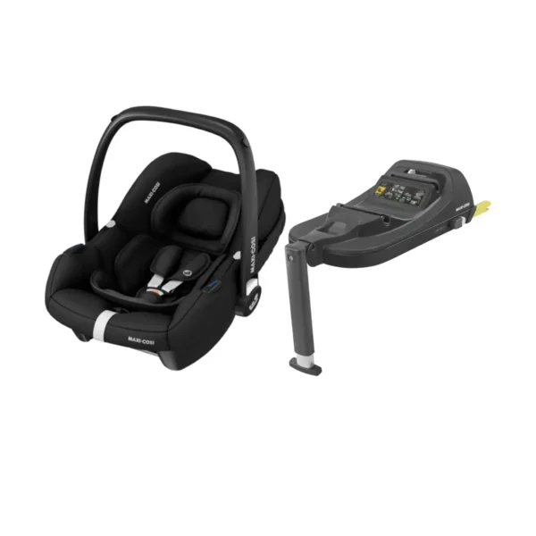 Maxi Cosi Cabriofix Group 0+ i-Size Car Seat & i-Size Base Bundle - Essential Black