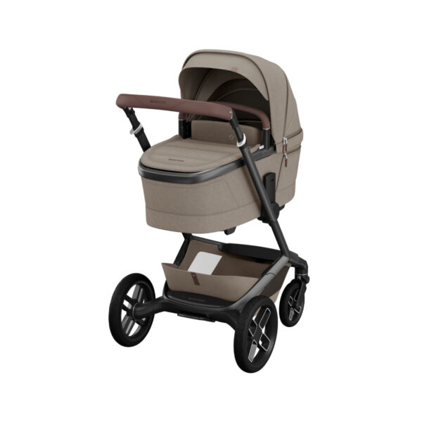 Maxi Cosi Fame Pushchair & Carrycot - Twillic Truffle (Black Wheels)