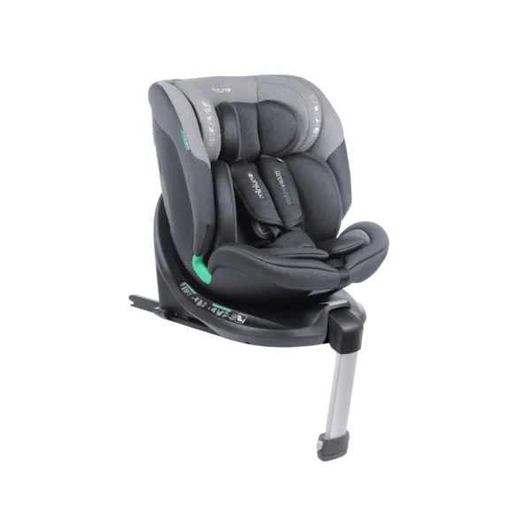 Miniuno InfinityFix R129 360° Group 0+/1/2/3 Swivel Car Seat - Shadow Grey