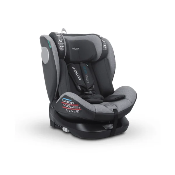 Miniuno Rotatiie R129 Group 0+/1/2/3 Car Seat - Shadow Grey