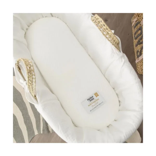 Mother & Baby First Gold Anti Allergy Foam Moses Basket - Large 75x 28 cm