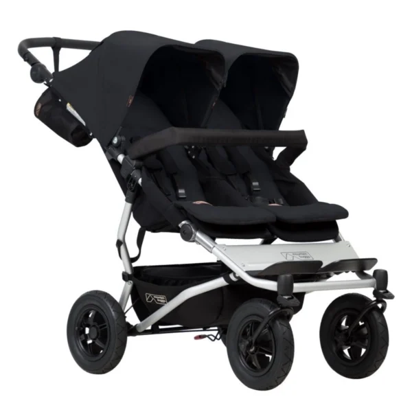 Mountain Buggy Duet V3 Twin Stroller - Black