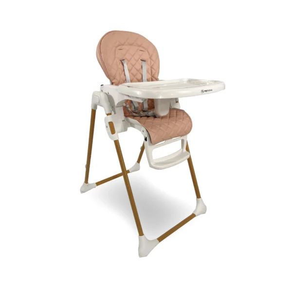 My Babiie Deluxe Highchair - Quilted Pink (MBHC11QP)