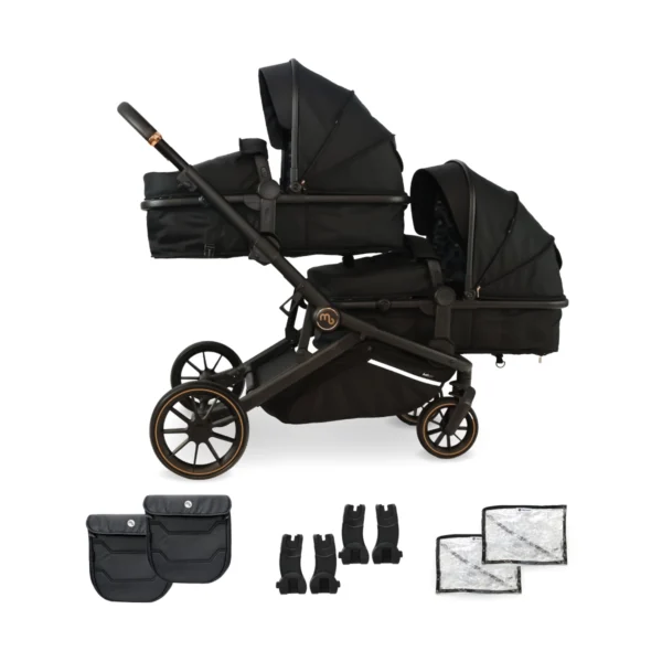 My Babiie MB33 Tandem Pushchair - Black Leopard (MB33DDLB)