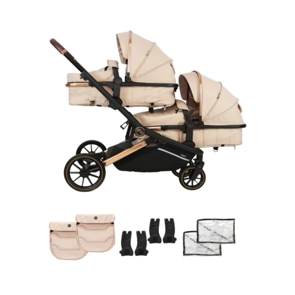 My Babiie MB33 Tandem Pushchair - Giraffe (MB33DDGF)