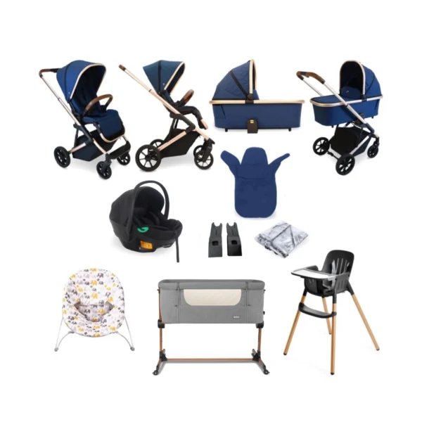 My Babiie MB500i Dani Dyer 11 Piece Everything You Need Travel System Bundle - Opal (MB500iDDOP)