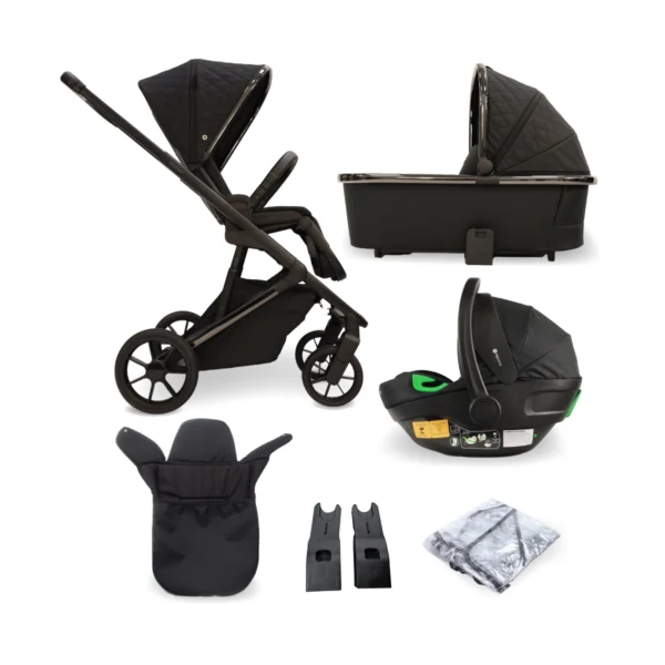 My Babiie MB500i iSize Travel System - Midnight Black (MB500iBFGB)