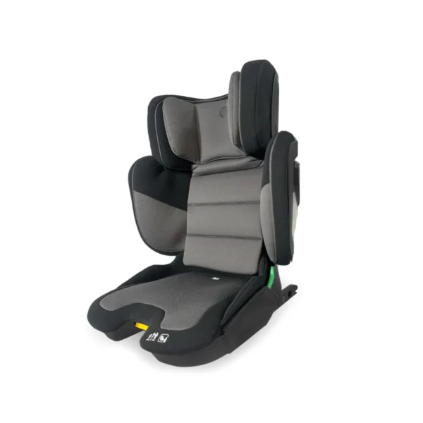 My Babiie MBCS23 i-Size Group 2/3 Compact High Back Booster Car Seat - Black & Grey (MBCS23CSD)