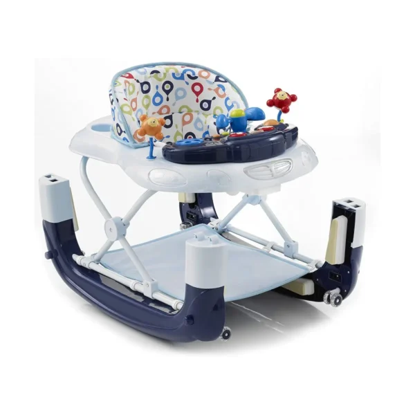 my child walk n rock baby walker rocker blue