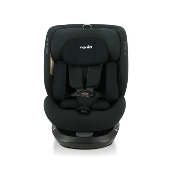 Nania Phoenix 360 Swivel Group 0+1/2/3 R129 i-Size Car Seat - Black