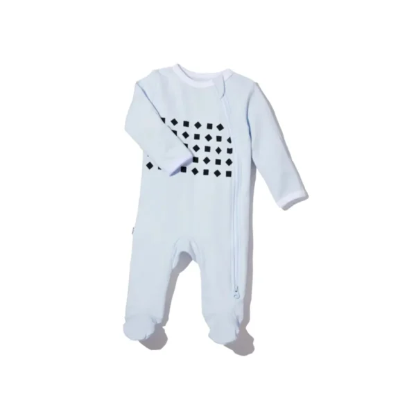 nanit breathing wear pyjamas 3 months powder blue