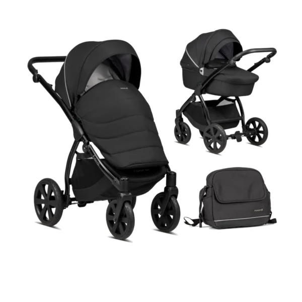 Noordi Fjordi 2in1 Pram System - Black (New 2024)