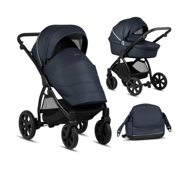 Noordi Fjordi Leather 2in1 Pram System - Twilight (New 2024)