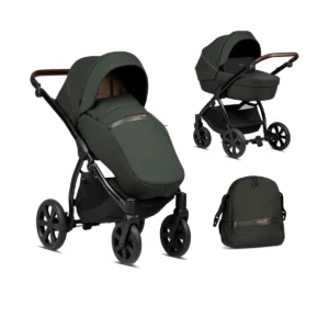 Noordi Luno All Trails 2in1 Pram System - Forest Green (New 2024)