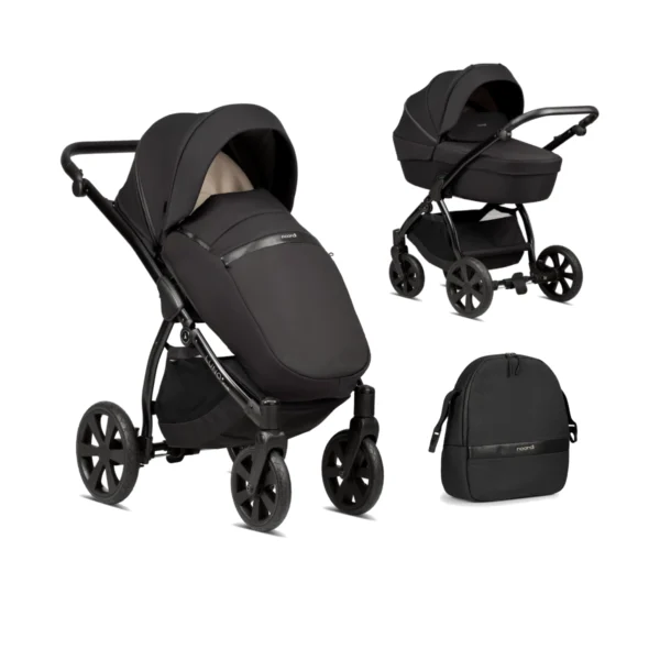 Noordi Luno All Trails 2in1 Pram System - Midnight (New 2024)