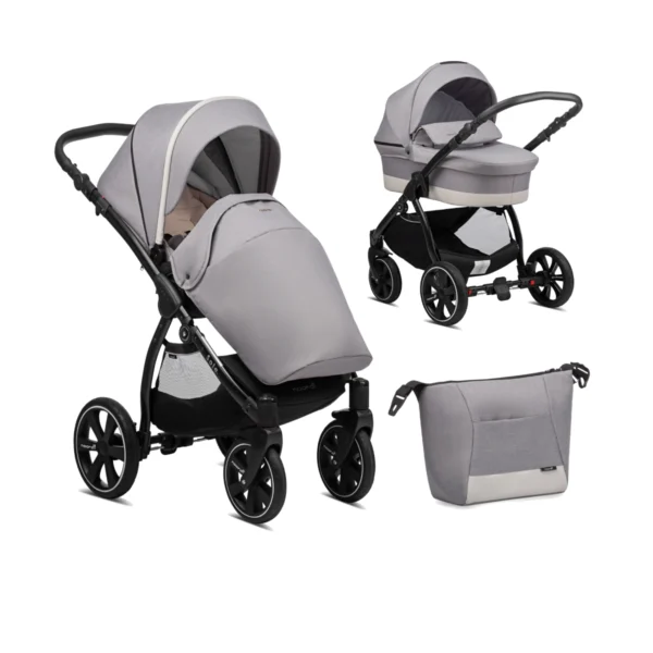 Noordi Sole Go 2in1 Pram System - Warm Grey (New 2024)