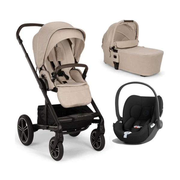 nuna mixx next cybex cloud t travel system bundle i size base biscotti new 2024