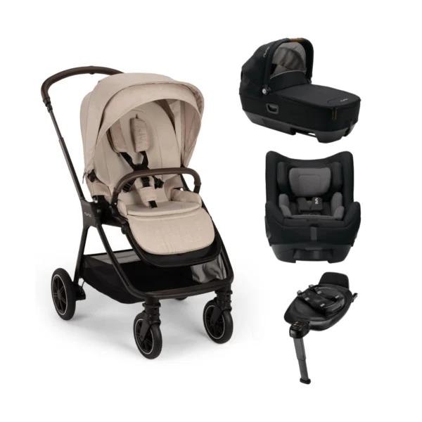 nuna triv next generation cari next bundle with todl next car seat biscotti new 2024