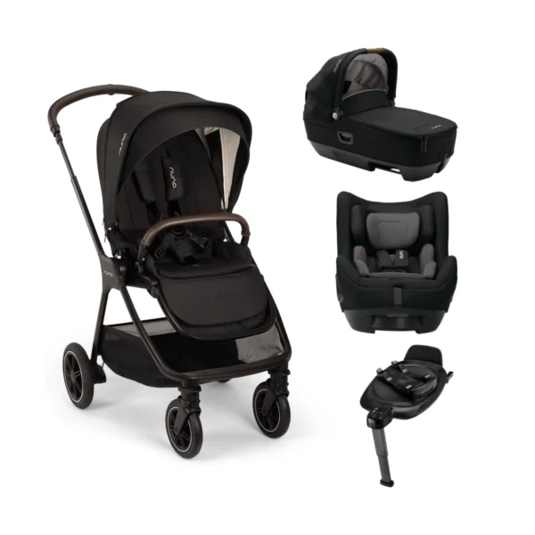 nuna triv next generation cari next bundle with todl next car seat caviar new 2024