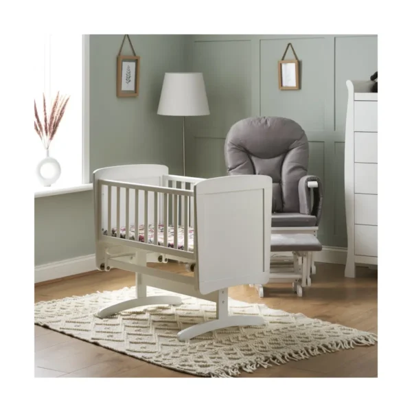 Obaby Gliding Crib - White