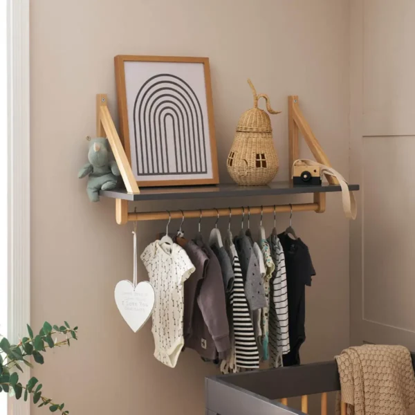 obaby maya shelf slate natural