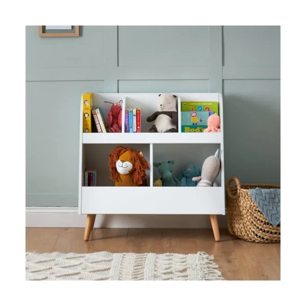 Obaby Maya Toy Storage-White/Natural