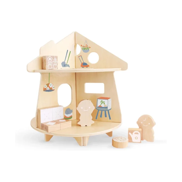 oribel portaplay house of fun wooden dolls house