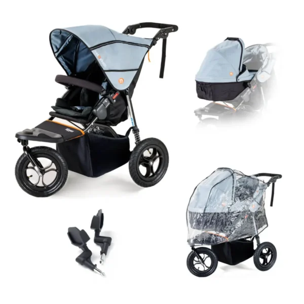 out n about nipper single v5 new starter bundle rock salt grey