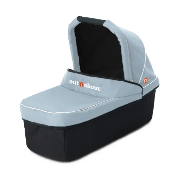 out n about v5 single carrycot rocksalt grey