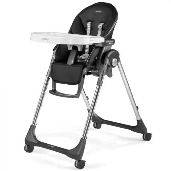 Peg Perego Prima Pappa Follow Me Highchair-Hi Tech Licorice