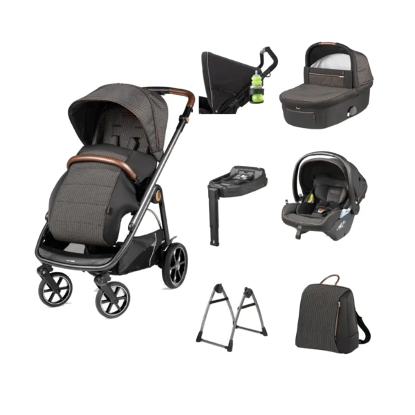 Peg Perego Veloce 11 Piece i-Size Bundle - 500 (Free Highchair)