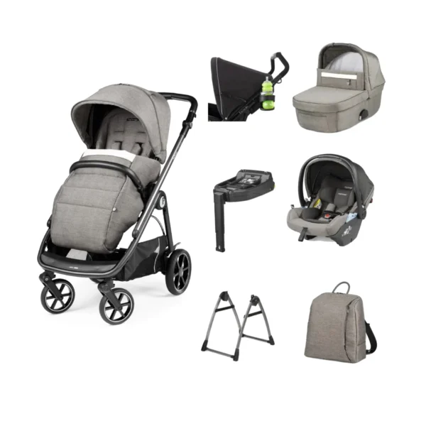 Peg Perego Veloce 11 Piece i-Size Bundle - City Grey