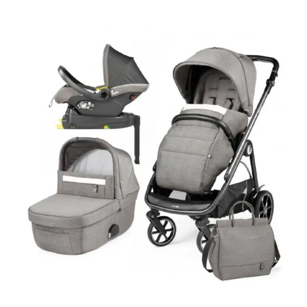 Peg Perego Veloce 3in1 i-Size Travel Bundle - City Grey