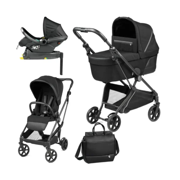 Peg Perego Vivace 3in1 i-Size Travel Bundle - Licorice