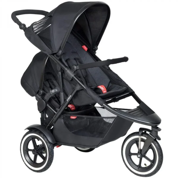 Phil & Teds Sport Tandem Pushchair - Black