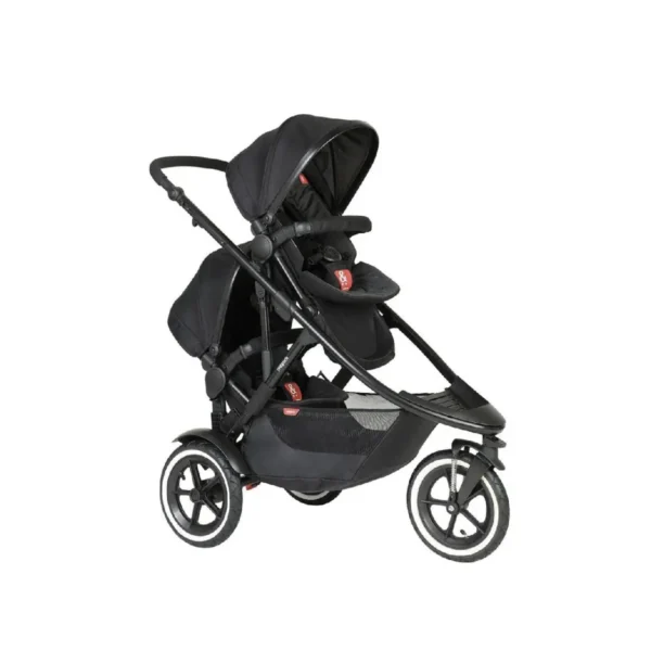 Phil & Teds Verso Tandem Pushchair - Black