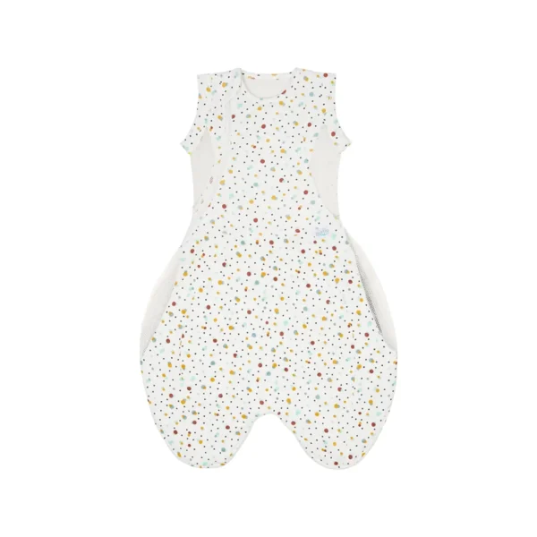 purflo swaddle to sleep bag 05 tog 0 4m lightweight scandi spot new