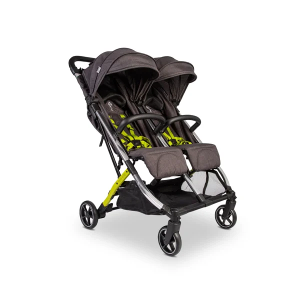 Red Kite Push Me DUBL Twin Stroller - Black