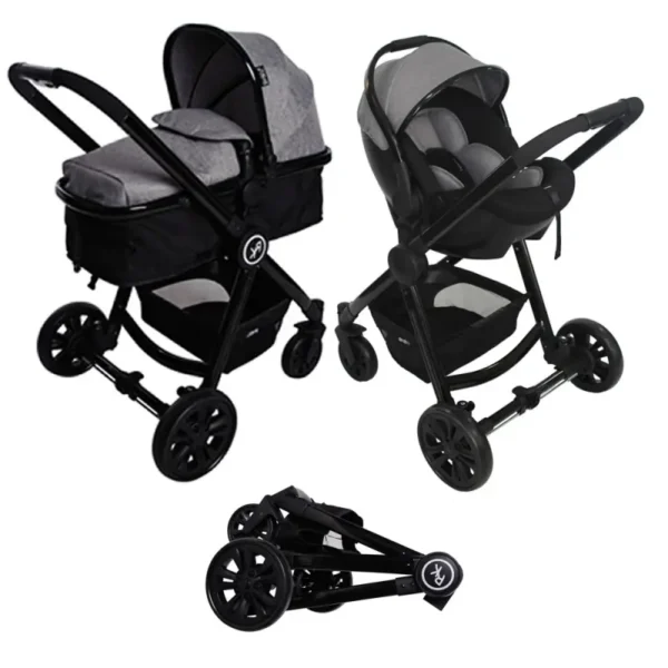 Red Kite Push Me Fusion Travel System - Platinum (CLEARANCE)