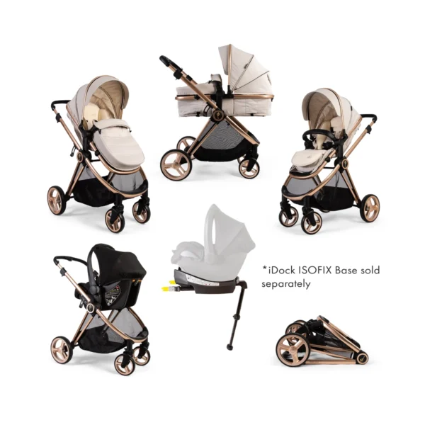 Red Kite Push Me Pace i Latte 3 in 1 Travel System - Latte