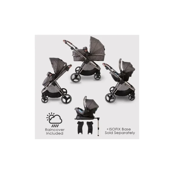 Red Kite Push Me Pace Icon Travel System - Grey