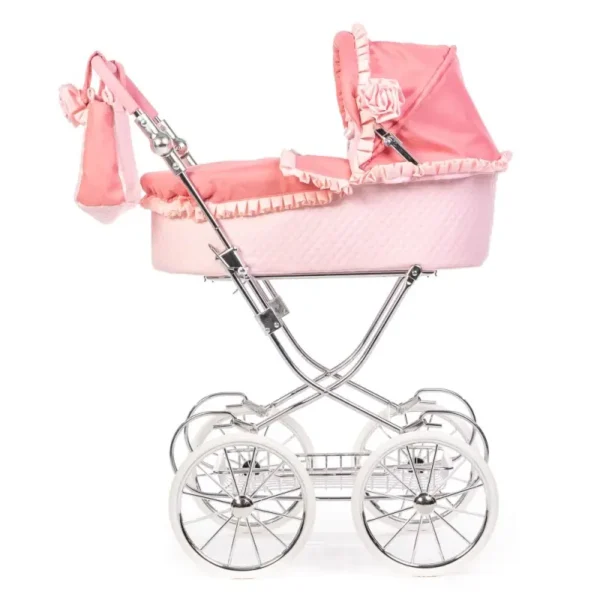 Roma Annie Classic Dolls Pram-Pink