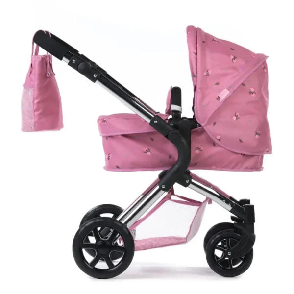 roma darcie single dolls pram pink