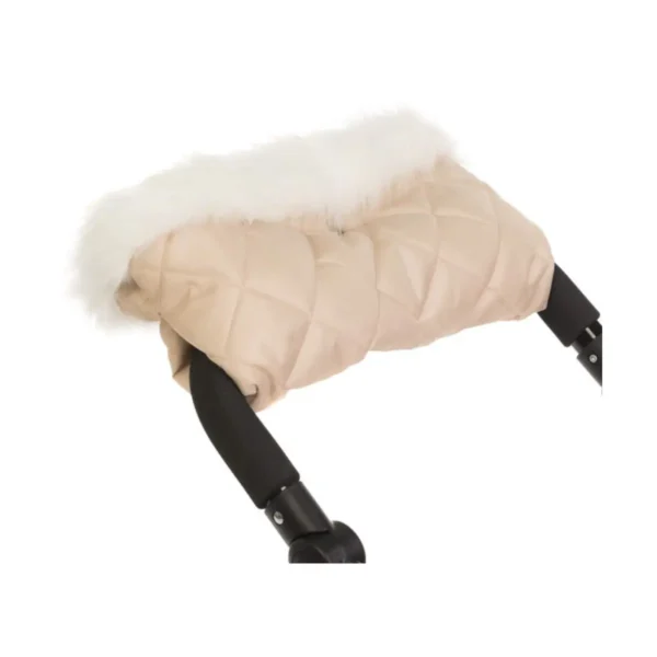 roma dolls pram fur handmuff cream